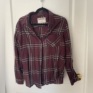 Garage Maroon Flannel